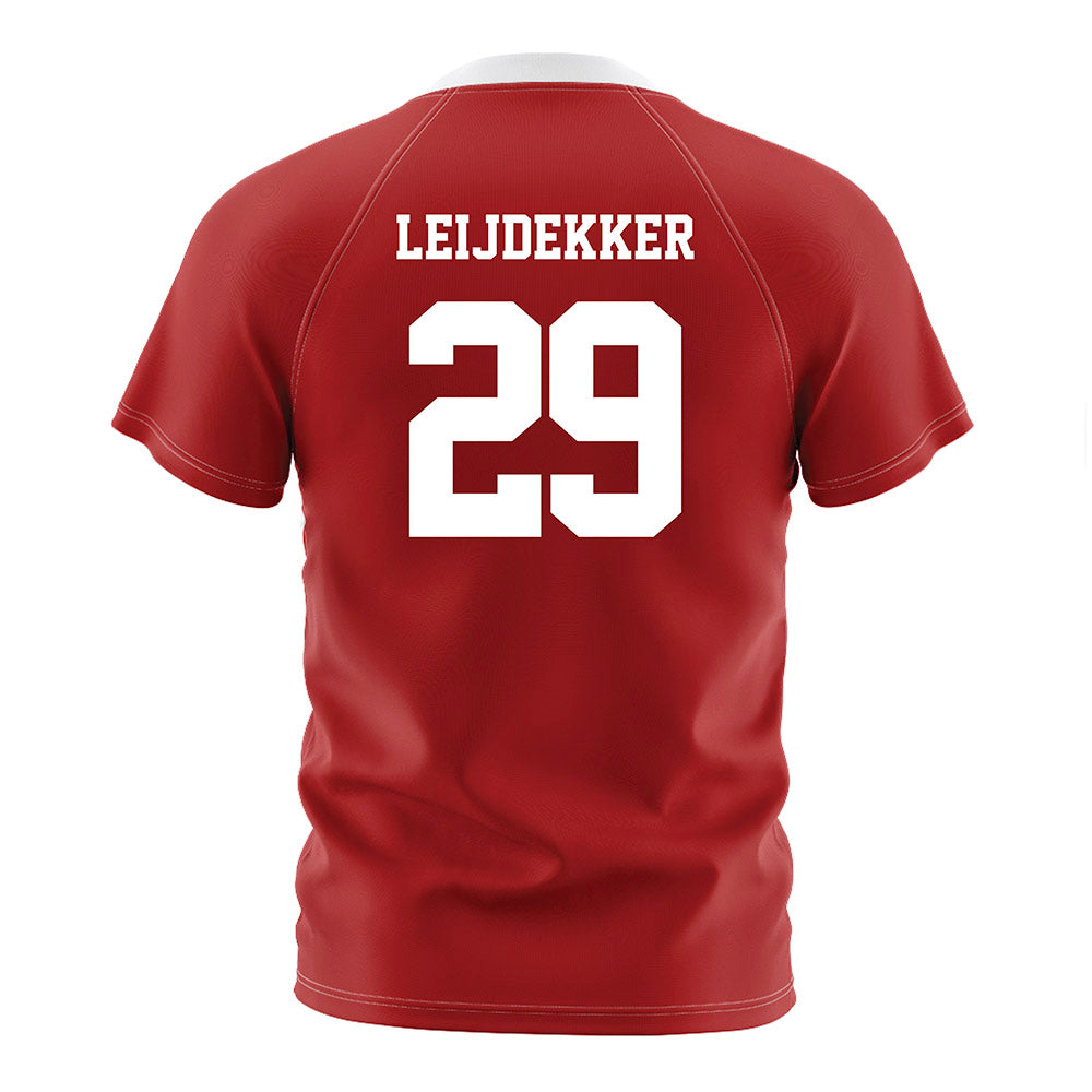 NC State - NCAA Women's Soccer : Fien Leijdekker - Red Soccer Jersey-1