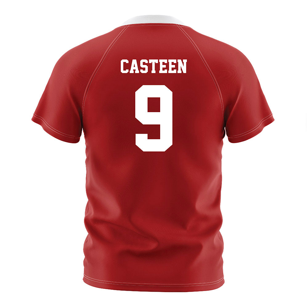 NC State - NCAA Women's Soccer : Madison Casteen - Red Soccer Jersey-1