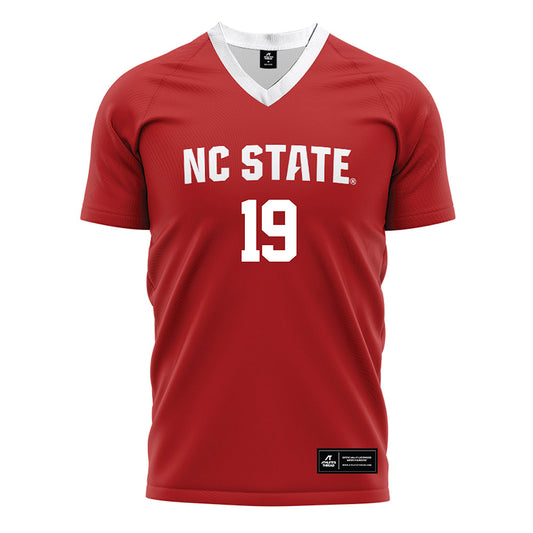 NC State - NCAA Women's Soccer : Chloe Stanley - Red Soccer Jersey-0