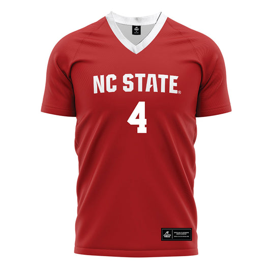 NC State - NCAA Men's Soccer : Joshua Gordon - Red Soccer Jersey-0