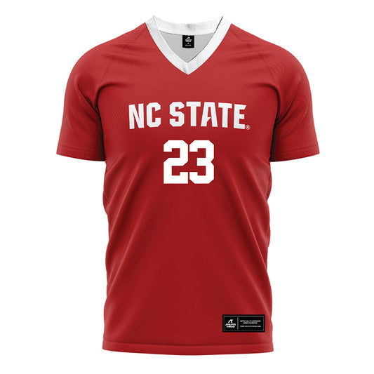 NC State - NCAA Men's Soccer : Austin Bush - Red Soccer Jersey-0