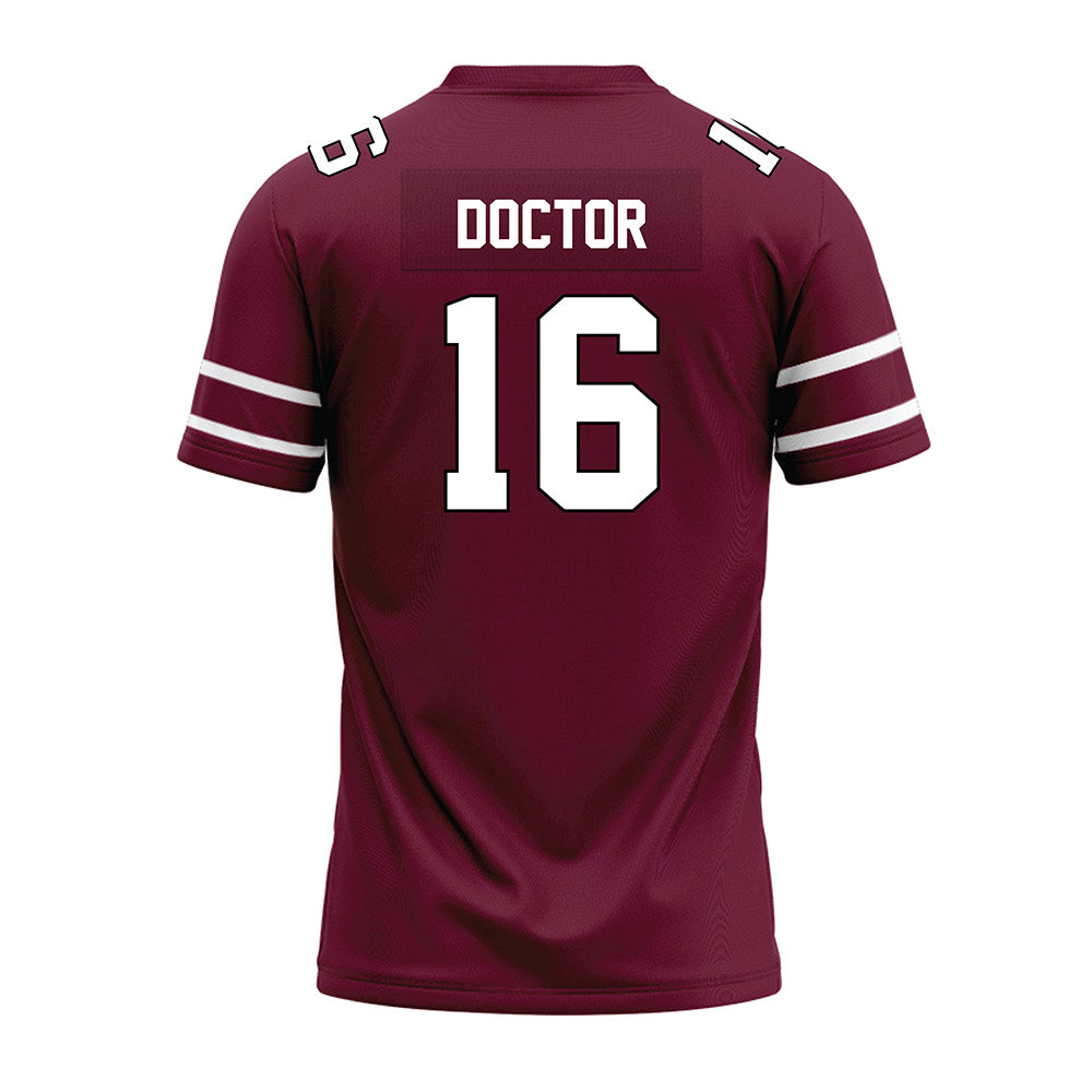 Fordham - NCAA Football : Michael Doctor - Maroon Premium Football Jersey-1