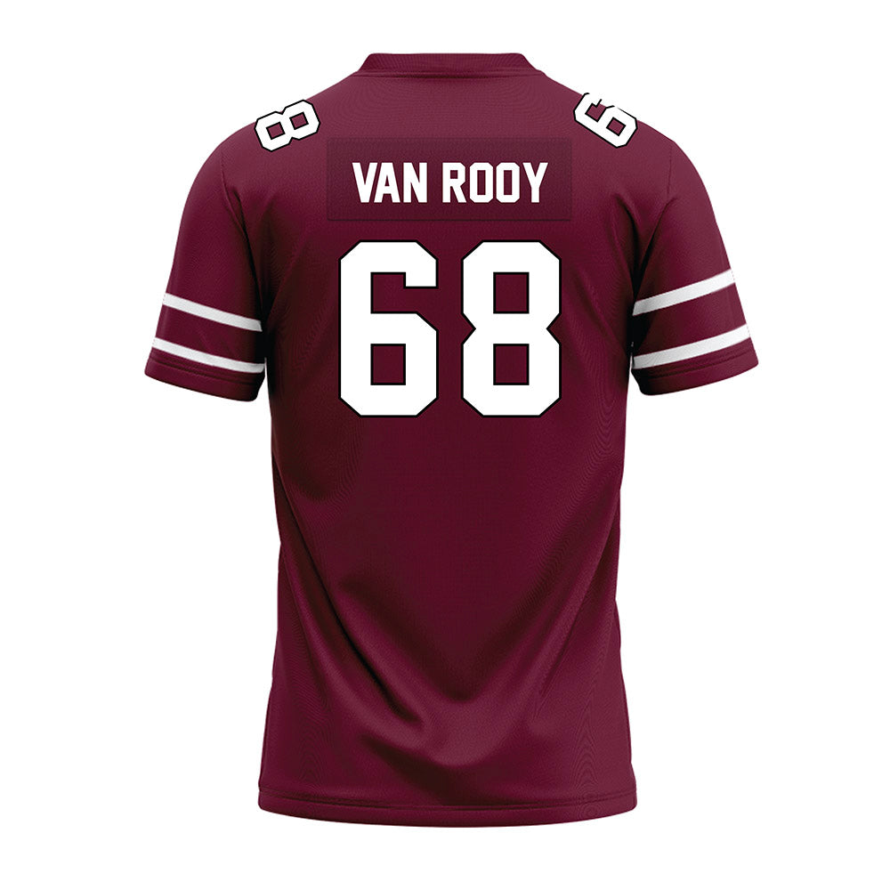 Fordham - NCAA Football : Colin Van Rooy - Maroon Premium Football Jersey-1