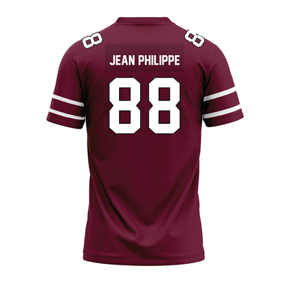 Fordham - NCAA Football : Nathan Jean Philippe - Maroon Premium Football Jersey-1