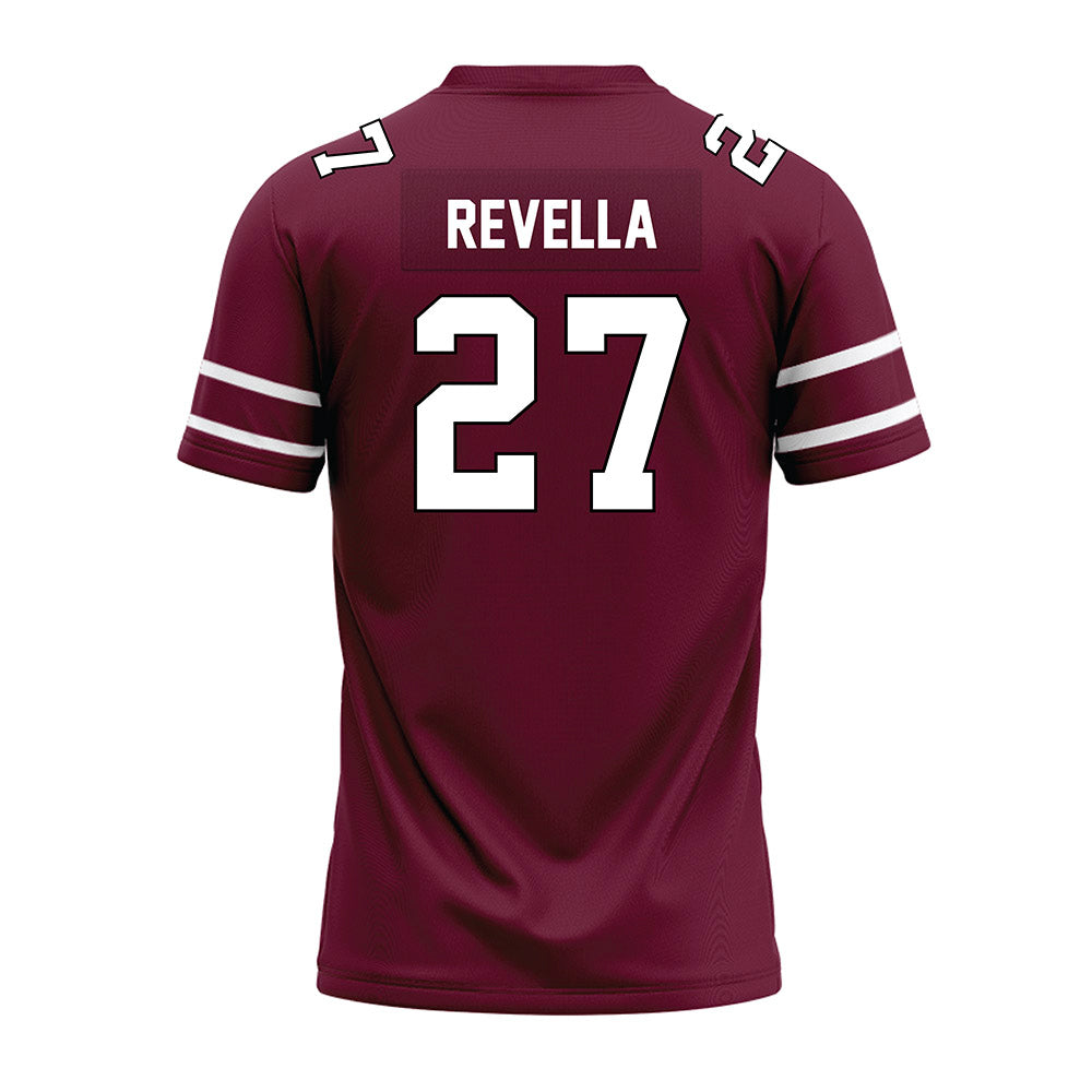 Fordham - NCAA Football : AJ Revella - Maroon Premium Football Jersey-1