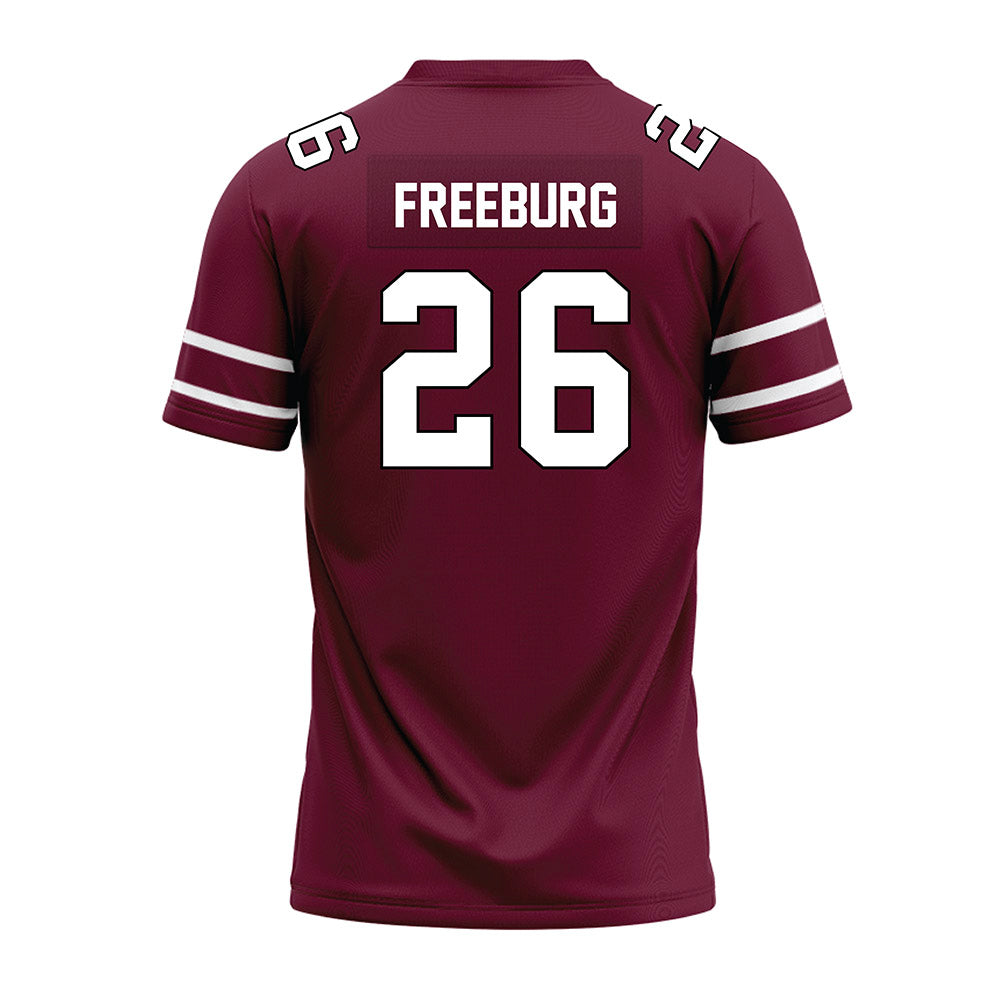Fordham - NCAA Football : Jack Freeburg - Maroon Premium Football Jersey-1