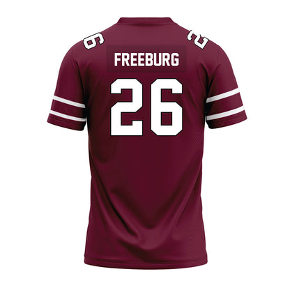 Fordham - NCAA Football : Jack Freeburg - Maroon Premium Football Jersey-1