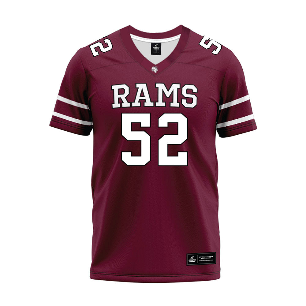 Fordham - NCAA Football : Ahmir Lyles - Maroon Premium Football Jersey-0
