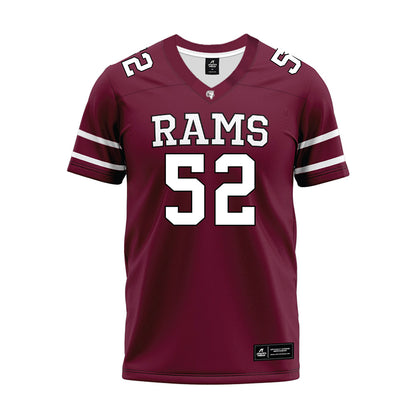 Fordham - NCAA Football : Ahmir Lyles - Maroon Premium Football Jersey-0