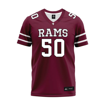 Fordham - NCAA Football : Connor Roman - Maroon Premium Football Jersey-0