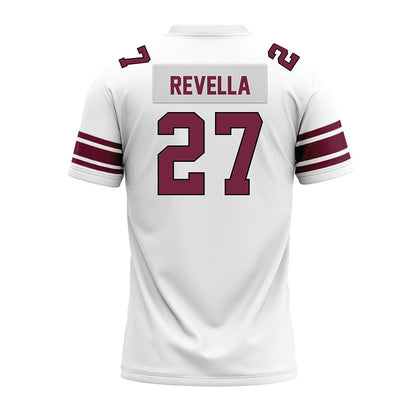 Fordham - NCAA Football : AJ Revella - White Premium Football Jersey-1