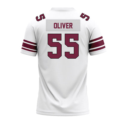 Fordham - NCAA Football : Brian Oliver - White Premium Football Jersey-1