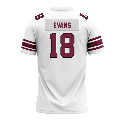 Fordham - NCAA Football : Jayln Evans - White Premium Football Jersey-1