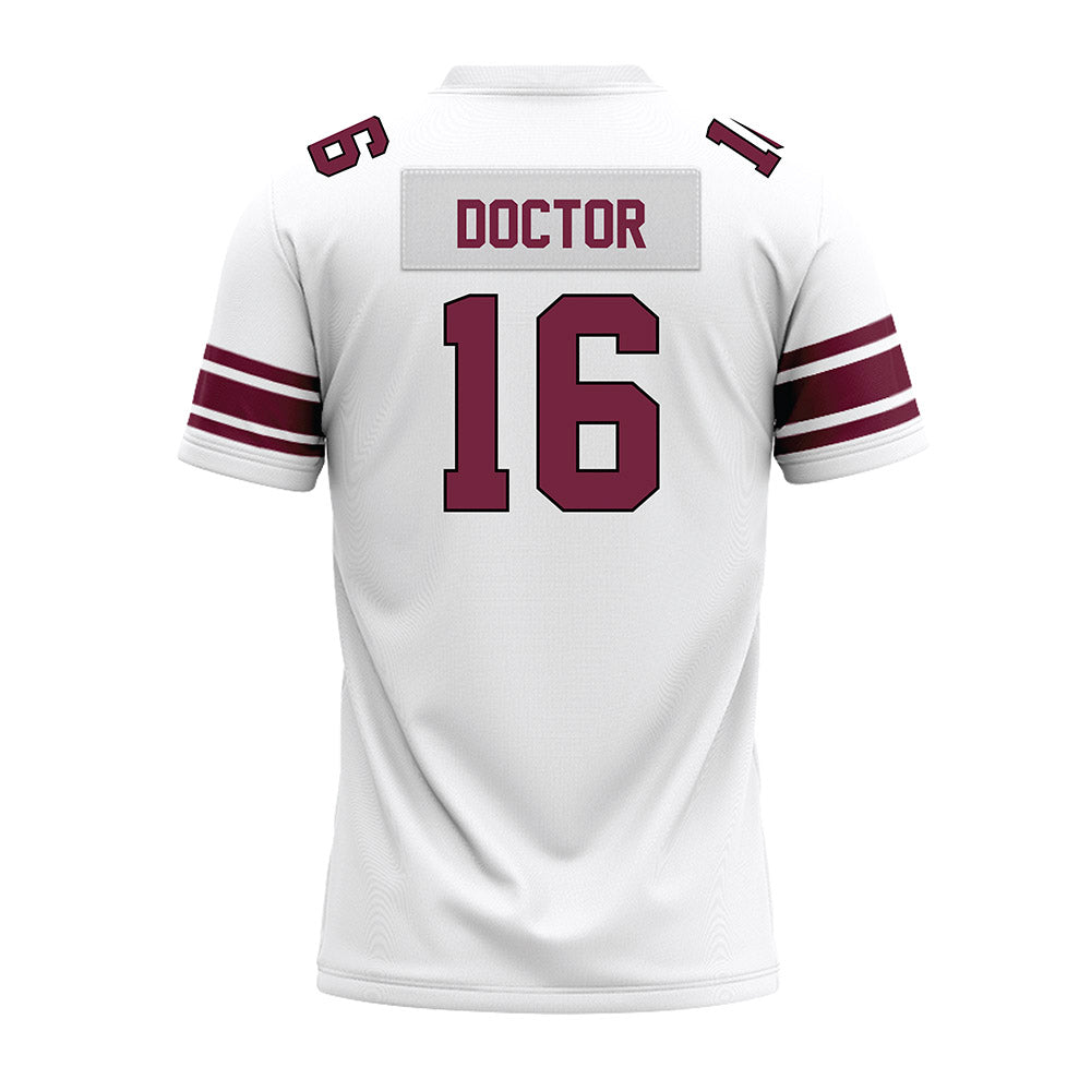 Fordham - NCAA Football : Michael Doctor - White Premium Football Jersey-1