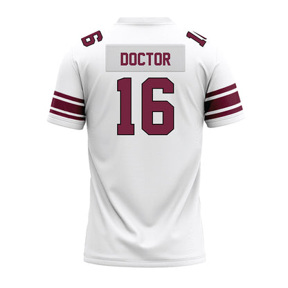 Fordham - NCAA Football : Michael Doctor - White Premium Football Jersey-1