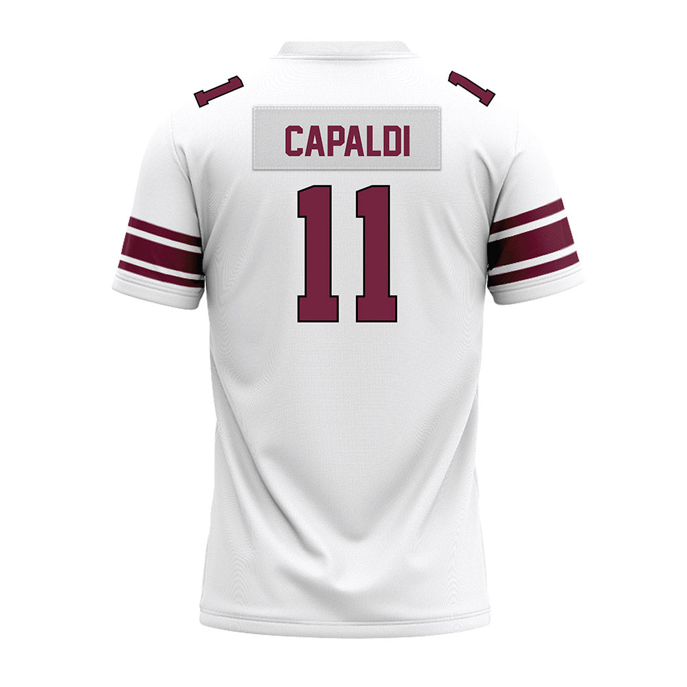 Fordham - NCAA Football : Jack Capaldi - White Premium Football Jersey-1