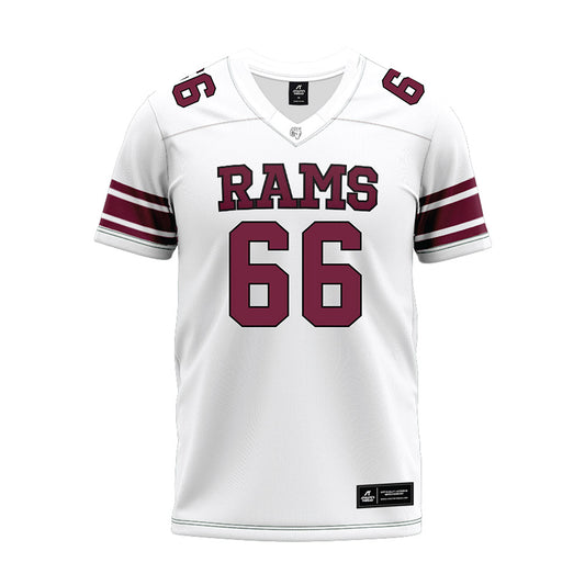 Fordham - NCAA Football : Logan Scott - White Premium Football Jersey-0