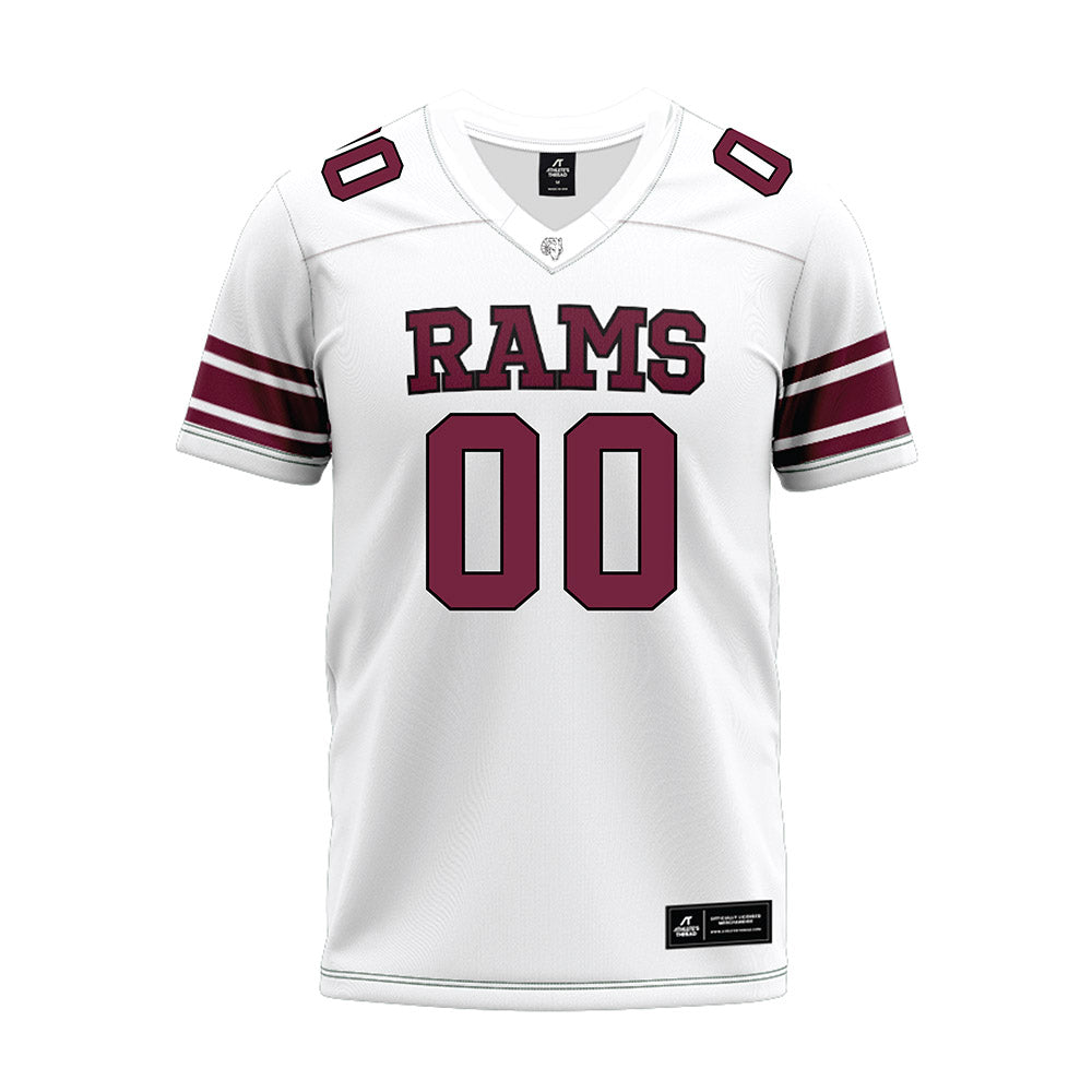 Fordham - NCAA Football : Barrett Fallon - White Premium Football Jersey-0