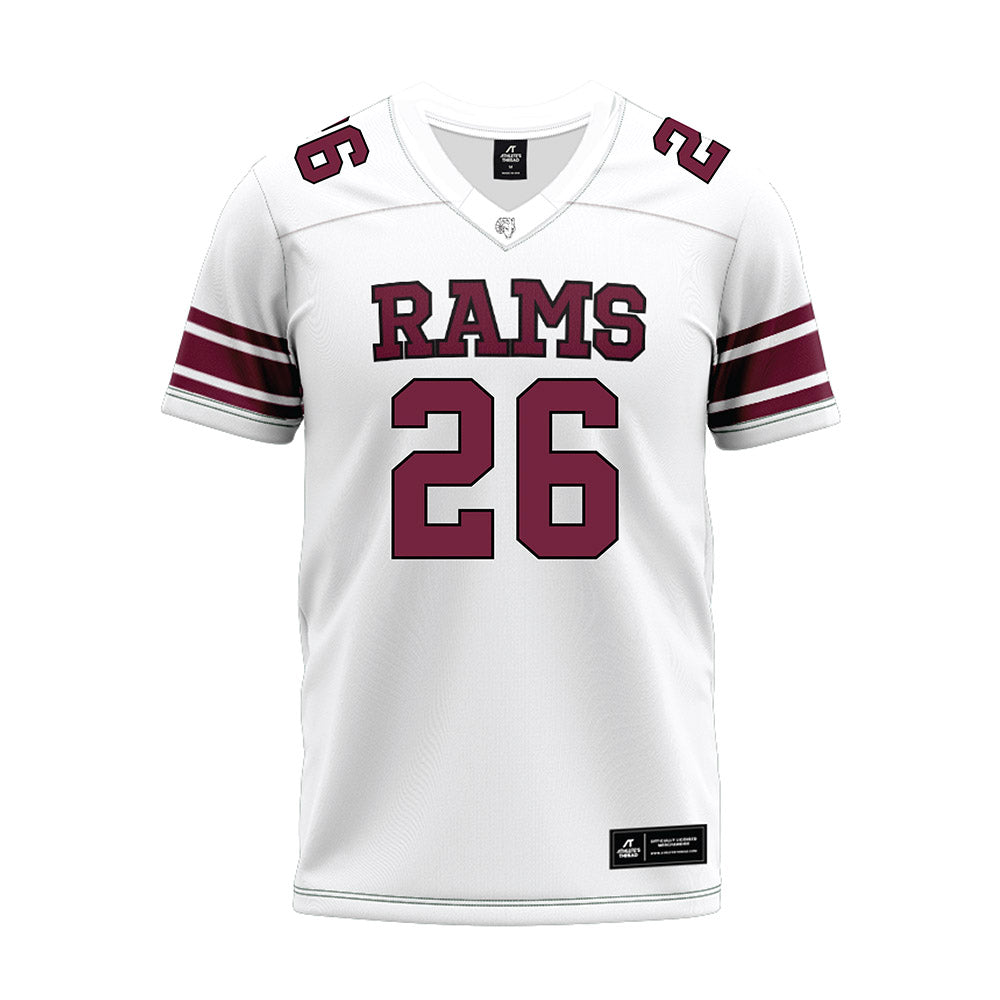 Fordham - NCAA Football : Jack Freeburg - White Premium Football Jersey-0