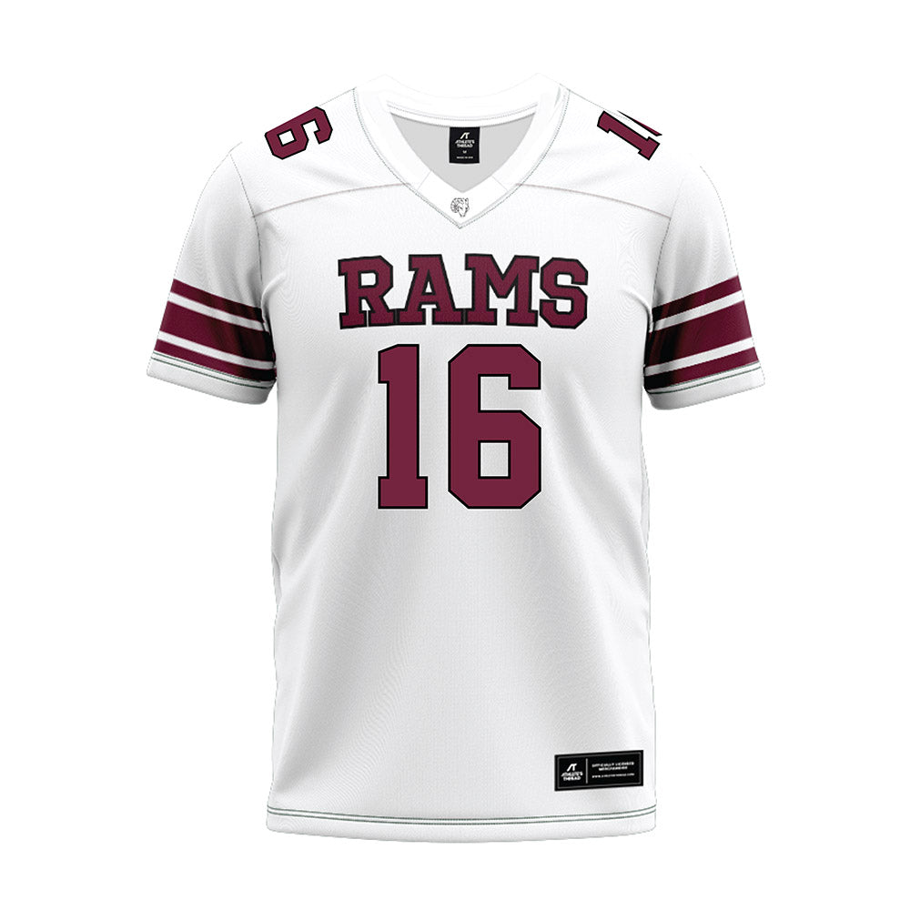 Fordham - NCAA Football : Michael Doctor - White Premium Football Jersey-0
