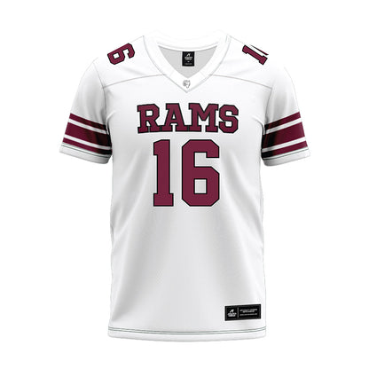 Fordham - NCAA Football : Michael Doctor - White Premium Football Jersey-0