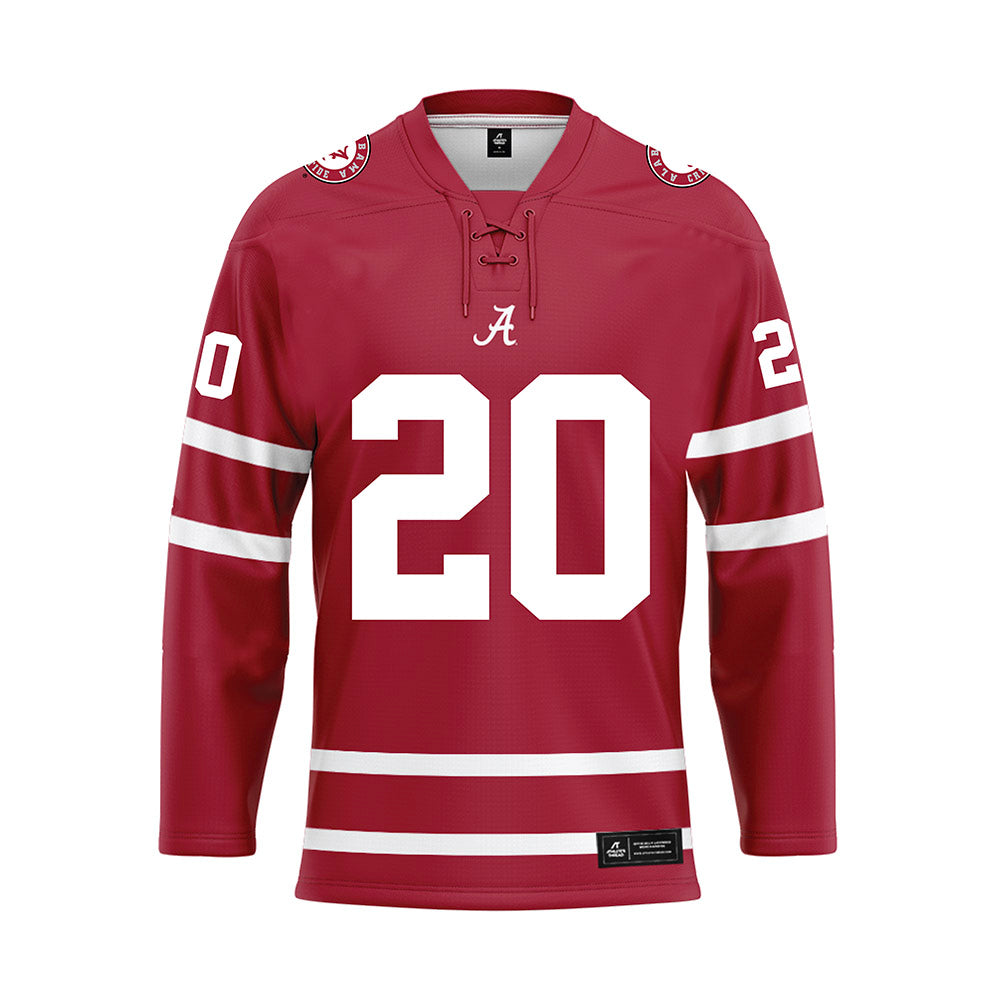 Alabama - Baseball Alumni : Tommy Seidl - Crimson Hockey Jersey
