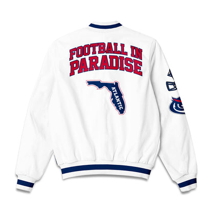 FAU - White Bomber Jacket