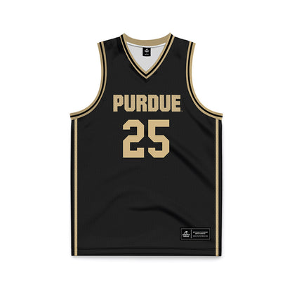 Purdue - NCAA Women's Basketball : Averi Aaron - Black Basketball Jersey-0