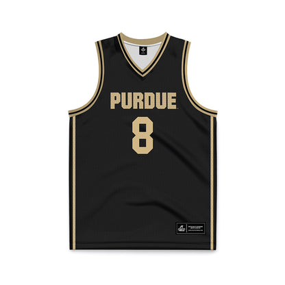 Purdue - NCAA Women's Basketball : Jelena Bulajic - Black Basketball Jersey-0