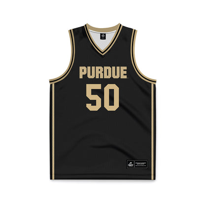 Purdue - NCAA Men's Basketball : Caleb Swanigan - Black Basketball Jersey-0
