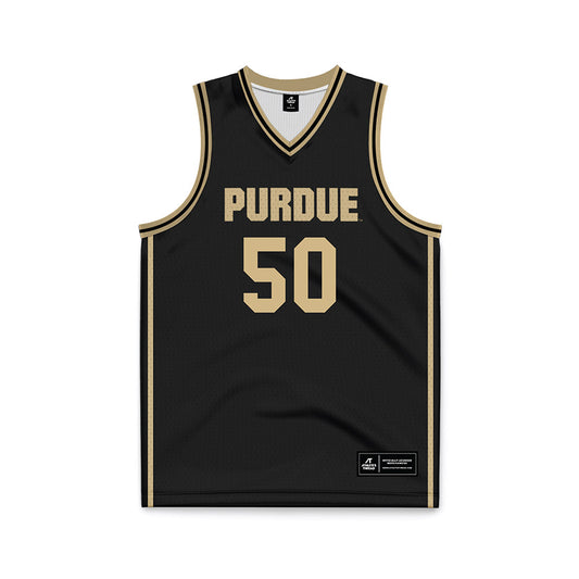 Purdue - NCAA Men's Basketball : Caleb Swanigan - Black Basketball Jersey-0