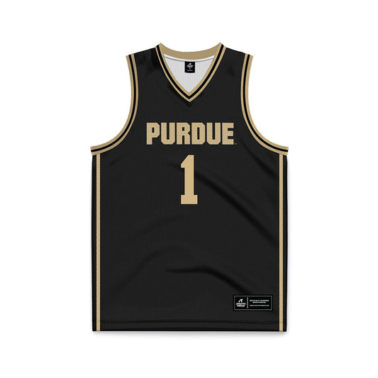 Purdue - NCAA Men's Basketball : Antione West Jr. - Black Basketball Jersey-0