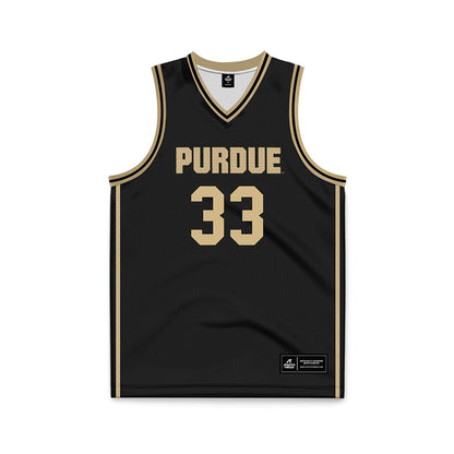 Purdue - NCAA Women's Basketball : Madison Layden-Zay - Black Basketball Jersey-0