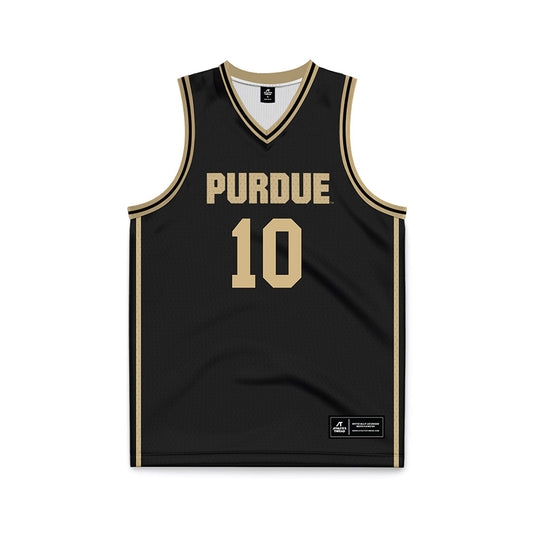 Purdue - NCAA Men's Basketball : Rick Mount - Black Basketball Jersey-0