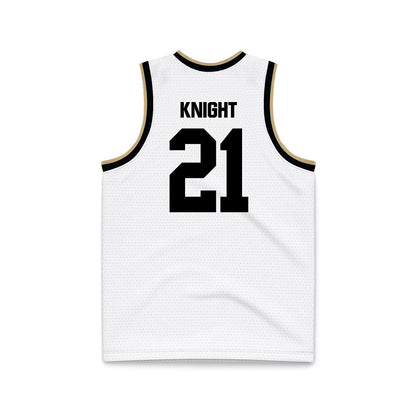Purdue - NCAA Men's Basketball : Rivers Knight - White Basketball Jersey-1