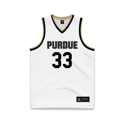 Purdue - NCAA Women's Basketball : Madison Layden-Zay - White Basketball Jersey-0