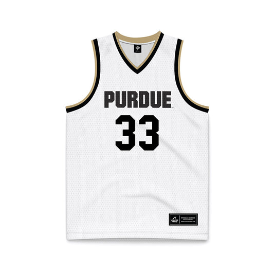 Purdue - NCAA Women's Basketball : Madison Layden-Zay - White Basketball Jersey-0