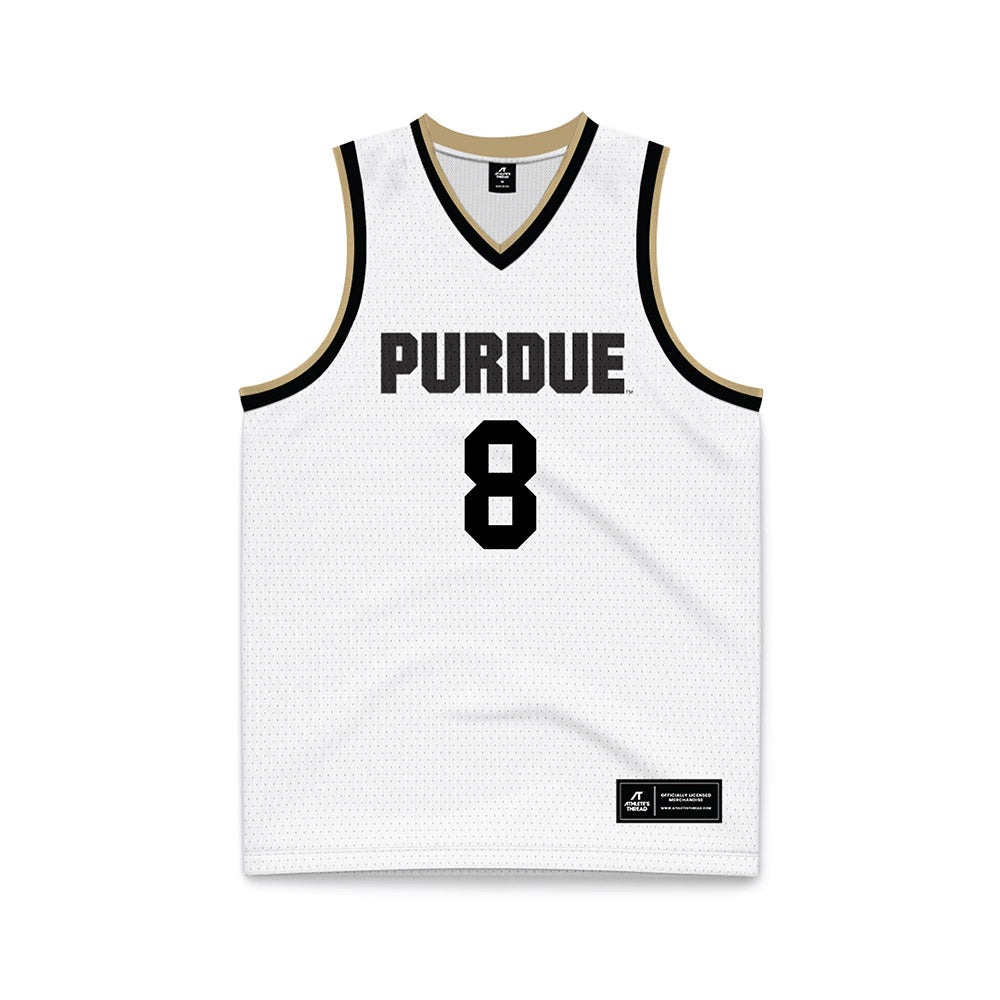 Purdue - NCAA Women's Basketball : Jelena Bulajic - White Basketball Jersey-0