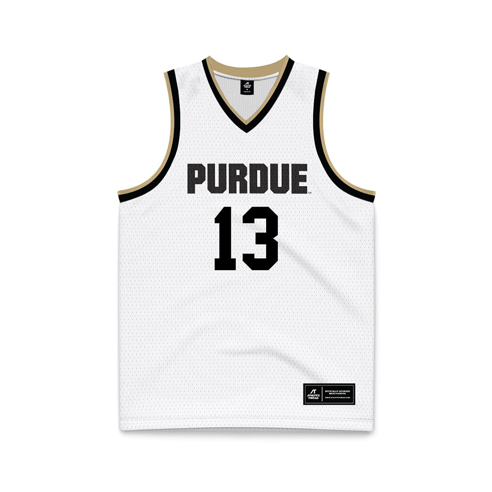 Purdue - NCAA Women's Basketball : Saige Stahl - White Basketball Jersey-0