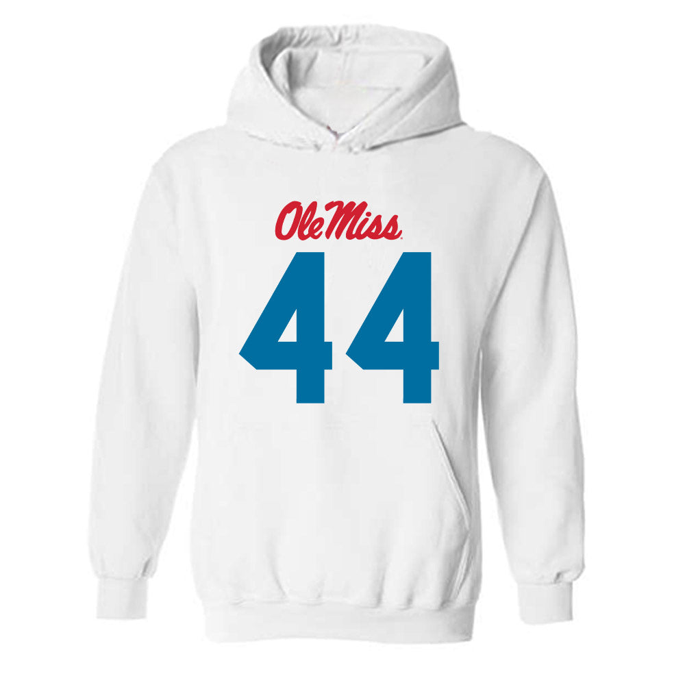 Ole Miss - NCAA Football : Caleb Blankenship - Hooded Sweatshirt-0