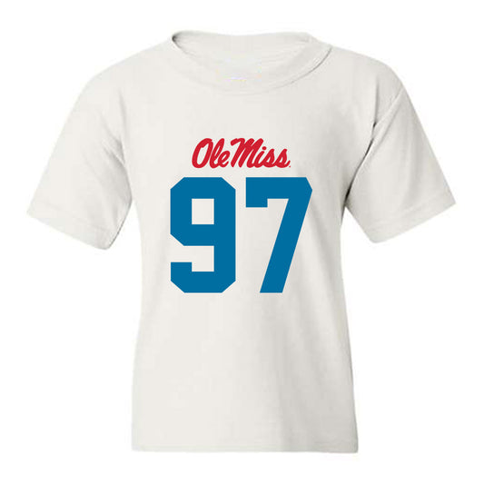 Ole Miss - NCAA Football : Kamron Beavers - Youth T-Shirt-0