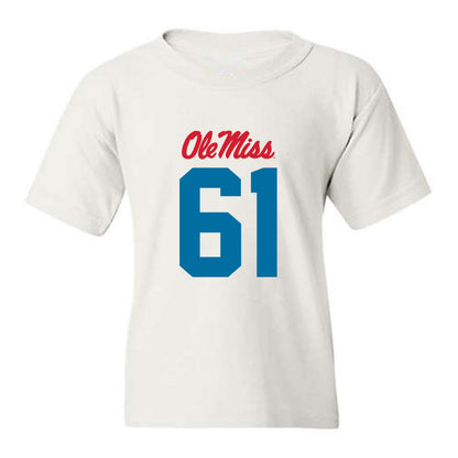 Ole Miss - NCAA Football : Tommy Kinsler IV - Youth T-Shirt-0