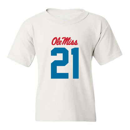 Ole Miss - NCAA Football : Tavoy Feagin - Youth T-Shirt-0