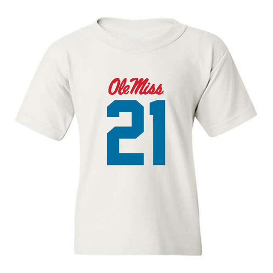 Ole Miss - NCAA Football : Tavoy Feagin - Youth T-Shirt-0