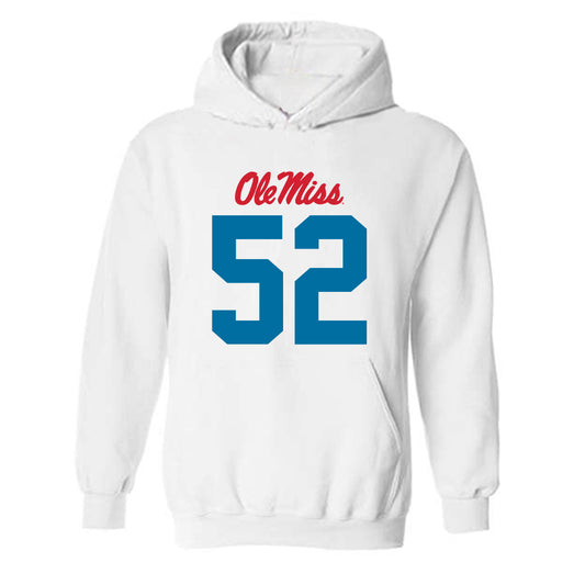 Ole Miss - NCAA Football : Cooper Johnson - Hooded Sweatshirt-0