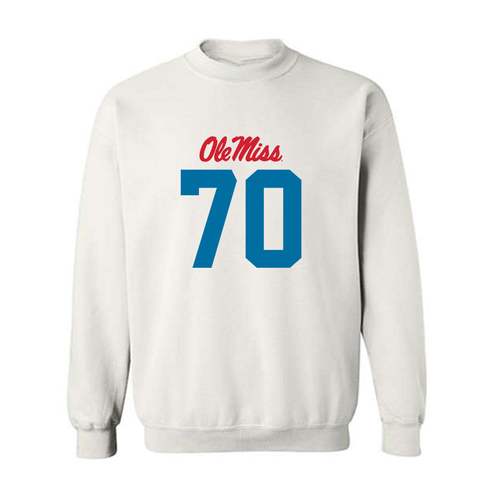 Ole Miss - NCAA Football : Jalan Chapman - Crewneck Sweatshirt-0