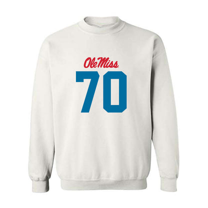 Ole Miss - NCAA Football : Jalan Chapman - Crewneck Sweatshirt-0