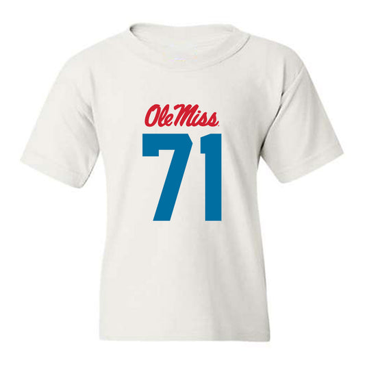 Ole Miss - NCAA Football : Emanuel Faulkner - Youth T-Shirt-0