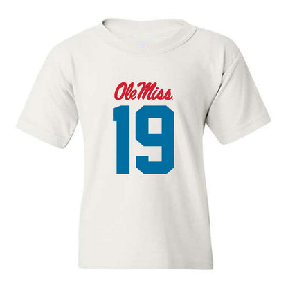Ole Miss - NCAA Football : MJ Preston - Youth T-Shirt-0
