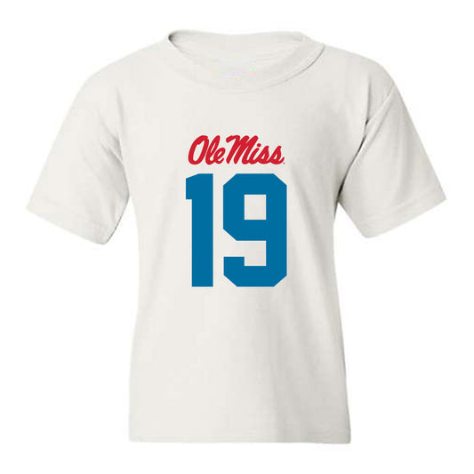Ole Miss - NCAA Football : MJ Preston - Youth T-Shirt-0
